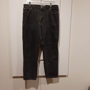 Women's Vintage Faded Glory Dark Blue Denim Jeans Classic Fit 12P